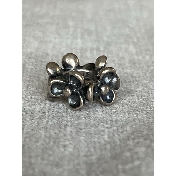 Pandora ALE 925 Sterling Silver Wanda's Garden Floral Spacer Charm - Picture 2 of 8
